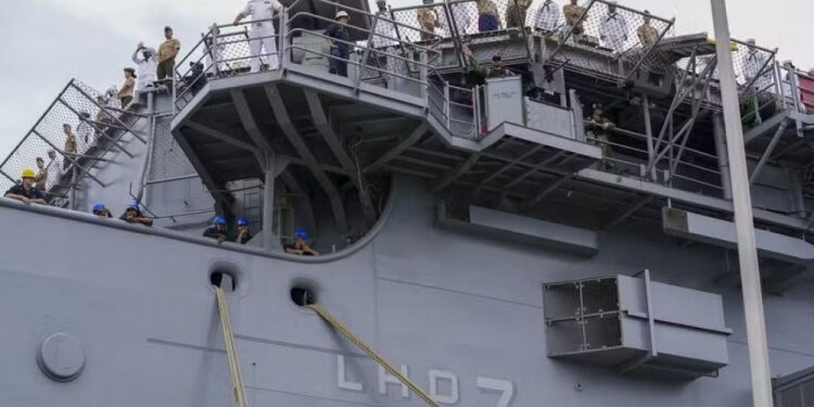 Foto: Divulgação/Marinha dos Estados Unidos/Reprodução