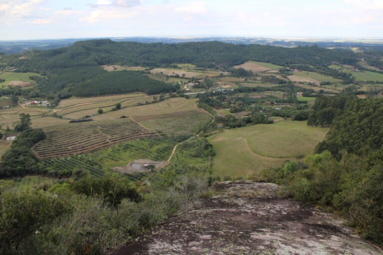 Imagem mostra área rural de Sentinela do Sul