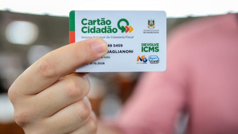 Image mostra Cartão Cidadão Programa Devolve ICMS pagará nova parcela