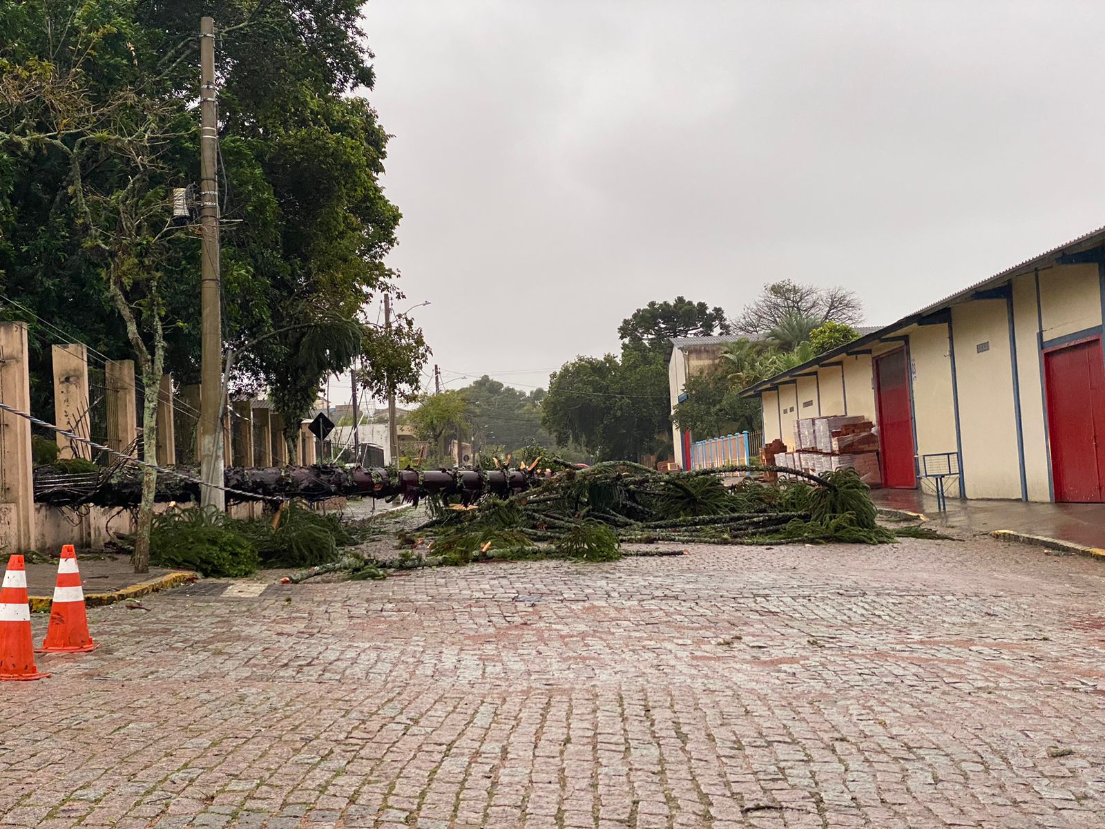 Camaquã registra transtornos por causa do vento forte