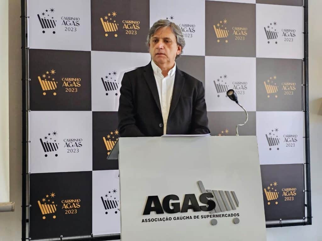 Presidente da Associação Gaúcha de Supermercados (Agas), Antônio Cesa Longo.