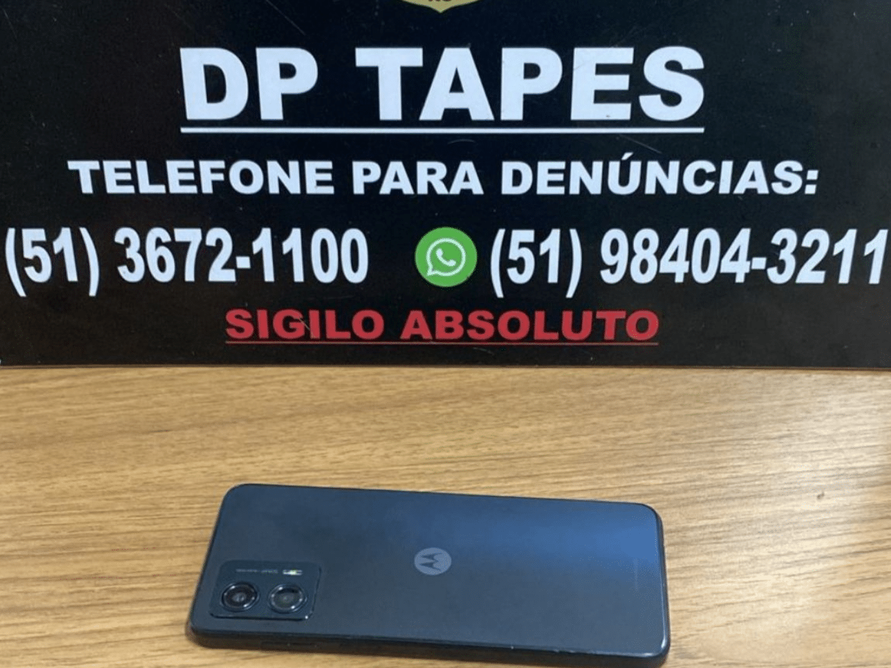 Polícia recupera aparelho celular furtado em Tapes