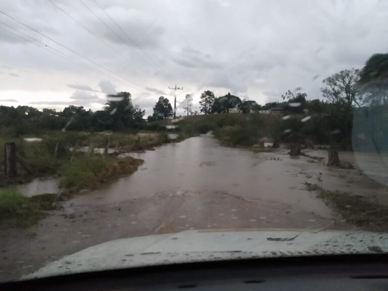 Maiores acumulados de chuva registrados nas últimas 72 horas.