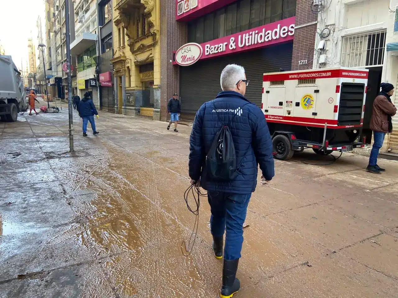 Em Porto Alegre e Eldorado do Sul, Acústica acompanha estragos das enchentes