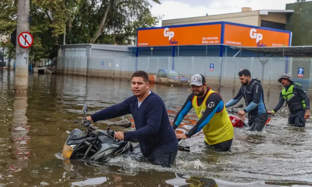 Nível do Guaíba cai 17 cm em Porto Alegre e segue baixando