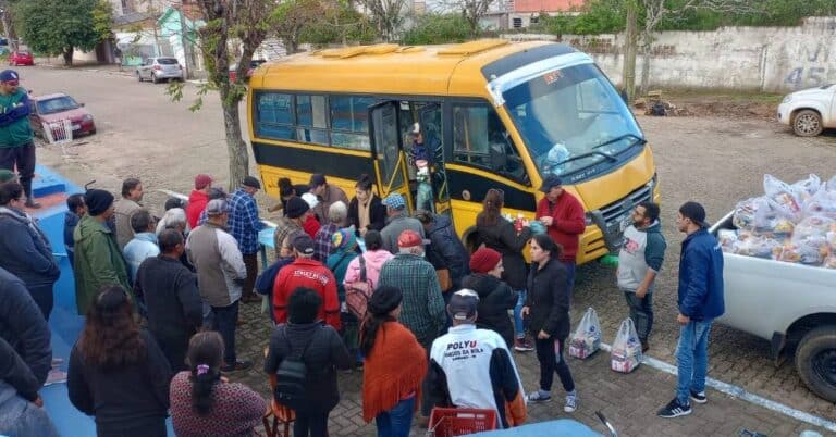 São Lourenço do Sul: centro de Solidariedade entrega cestas básicas