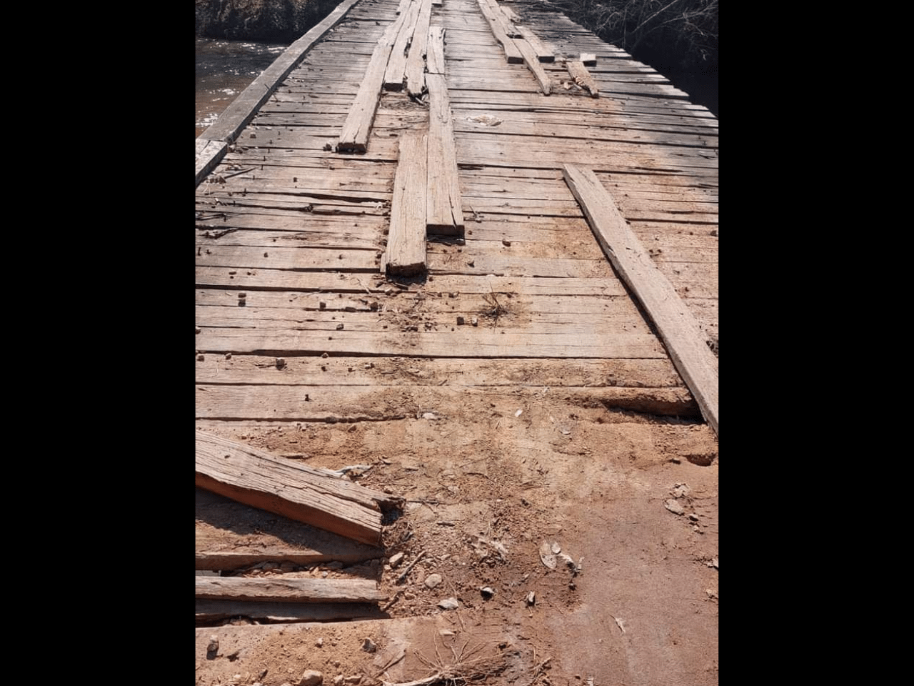 População reclama de situação precária da Ponte da Amizade entre Chuvisca e Dom Feliciano