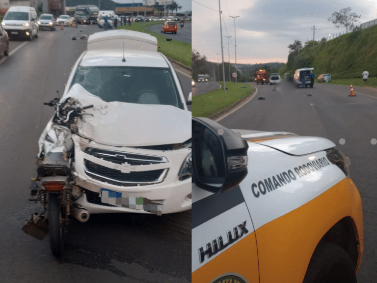 Motociclista morre em acidente na RS-239 em Novo Hamburgo