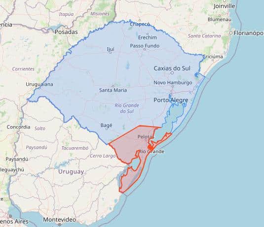 Defesa Civil emite alerta para temporais no RS