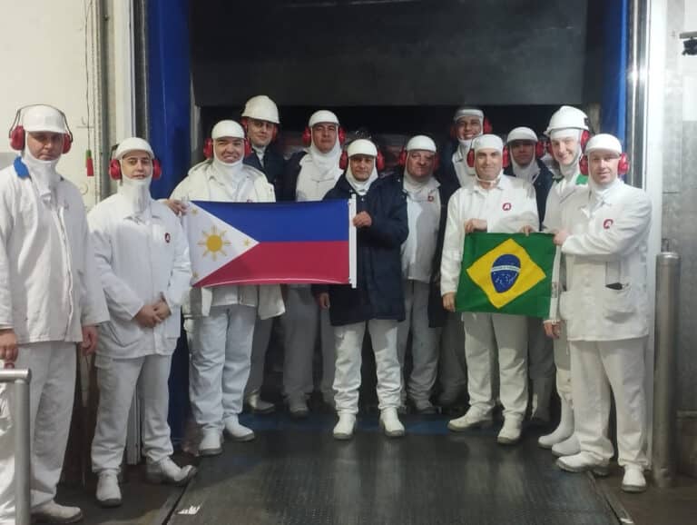 RS realiza primeiros embarques de carne suína para Filipinas. Foto: Divulgação Alibem