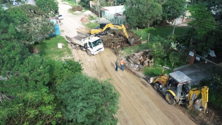 Tapes recupera bairro Santo Antônio após fortes chuvas de maio