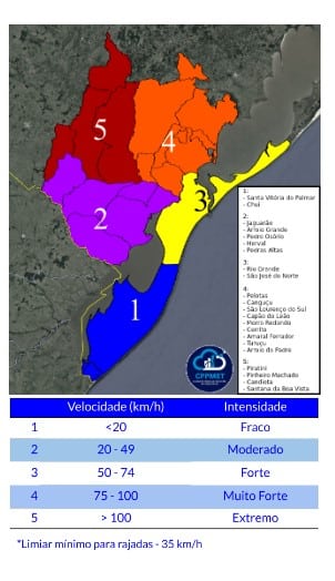 Clima instável e queda de temperaturas: Defesa Civil emite alerta para o final de semana