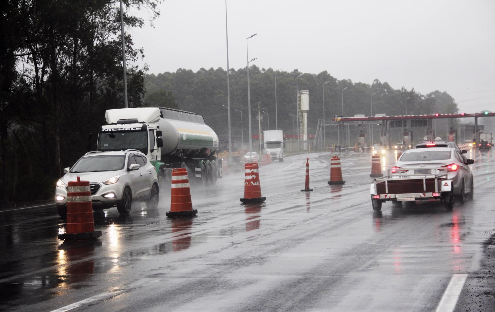 Montenegro: CCR ViaSul libera todas as pistas na região da praça da BR-386. Foto: CCR ViaSul/Divulgação