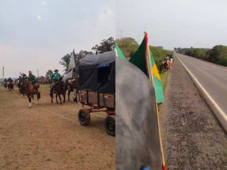 Centelha da tradição: cavalgada traz a Chama Crioula para Camaquã