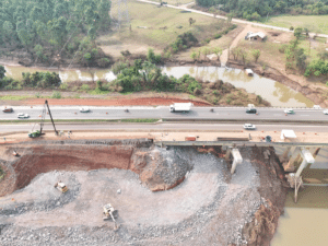 CCR ViaSul informa que as obras devem ser concluídas até o dia 20 de outubro. Foto: Divulgação/CCR ViaSul