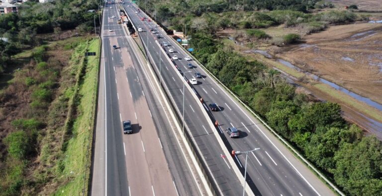 Freeway terá bloqueio temporário no tráfego nesta sexta (23). Foto: Divulgação/CCR ViaSul