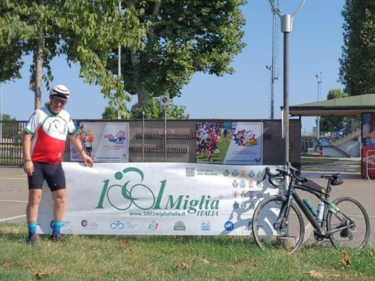 Ciclista de Camaquã enfrenta calor de 40º durante evento na Itália