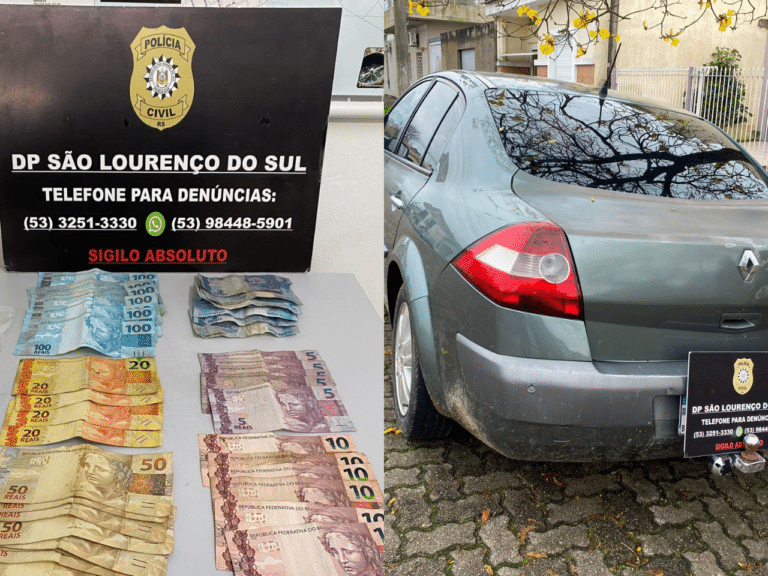 Polícia prende acusado de tráfico de drogas em São Lourenço do Sul