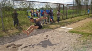 Salto em distância é uma das modalidades do circuito. Foto: Divulgação/Ecosul