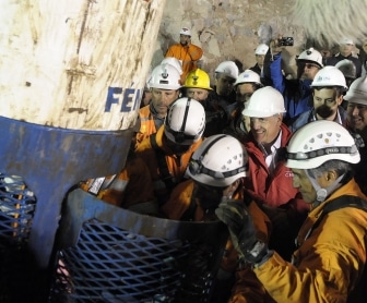 Hoje na História - 13 de Outubro - Mineradores chilenos são resgatados. Foto: Governo do Chile/Alex Ibañez