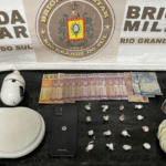 Jovem é preso por tráfico de drogas em ação da Brigada Militar em Camaquã