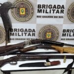 Amaral Ferrador: Brigada Militar apreende armas em operação na zona rural