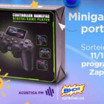 Promoção da Rádio Acústica FM e a Shoke Eletrônicos realiza sorteio de um minigame portátil