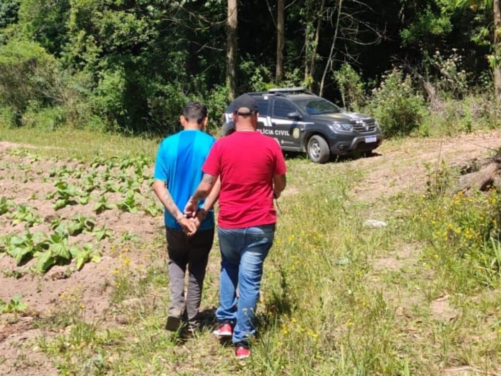 Foragido por tráfico e homicídio é preso em Cerro Grande do Sul