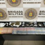 Brigada Militar prende jovem por tráfico de drogas em Camaquã