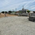 Obras de calçamento avançam no bairro Olaria em Camaquã. Foto: Divulgação | Prefeitura de Camaquã