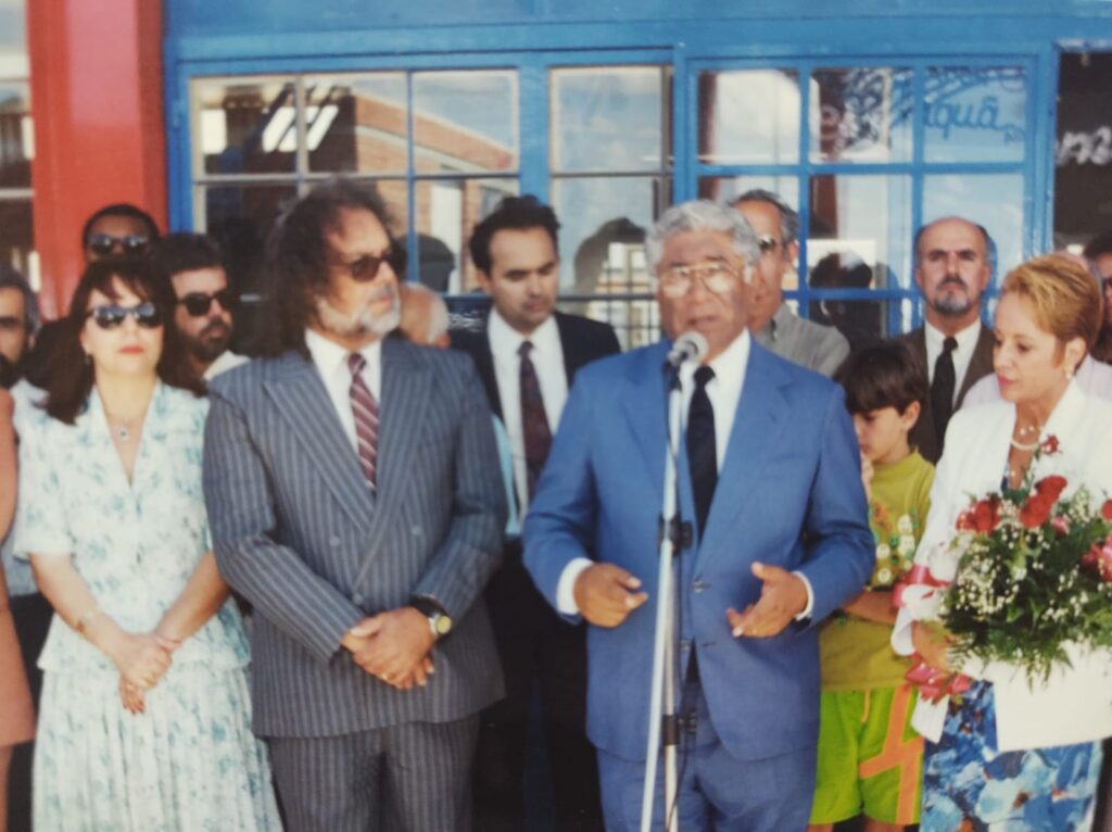 Em 1992, Alceu Collares visitava Camaquã para inauguração do Ciep