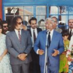 Em 1992, Alceu Collares visitava Camaquã para inauguração do Ciep