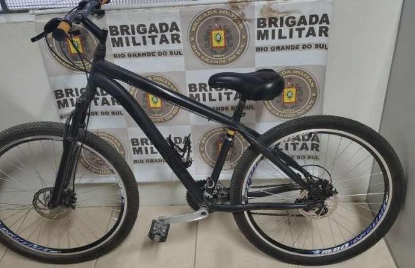 Camaquã: 3ª bicicleta recuperada pela Brigada Militar em quatro dias