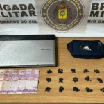 Brigada Militar prende suspeito por tráfico de drogas e receptação em Camaquã