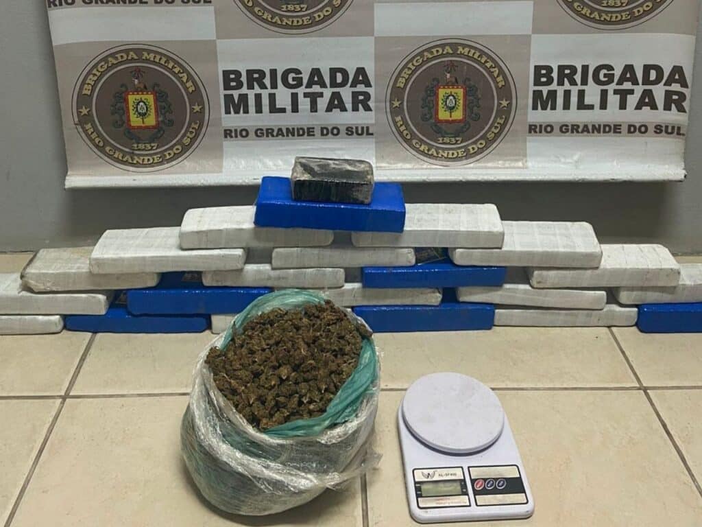 BM realiza apreensão recorde de drogas no Banhado do Colégio