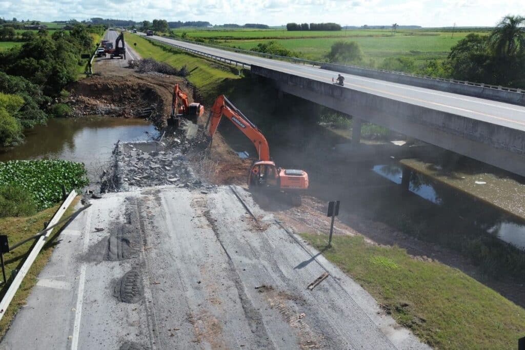 Ecosul aposta em baixo impacto ambiental na reconstrução de três pontes da BR-116