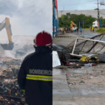 Prefeita detalha atuação de Defesa Civil no apoio a combate de incêndio a supermercado em Guaíba