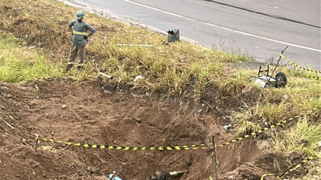 Obras da Corsan de interligação de rede afetam o abastecimento em Cristal