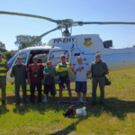 Embarcação desaparecida é localizada em operação aérea na Lagoa dos Patos