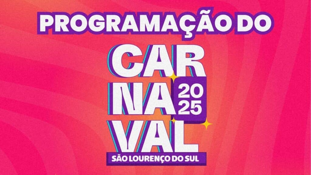 Carnaval: confira a programação em São Lourenço do Sul