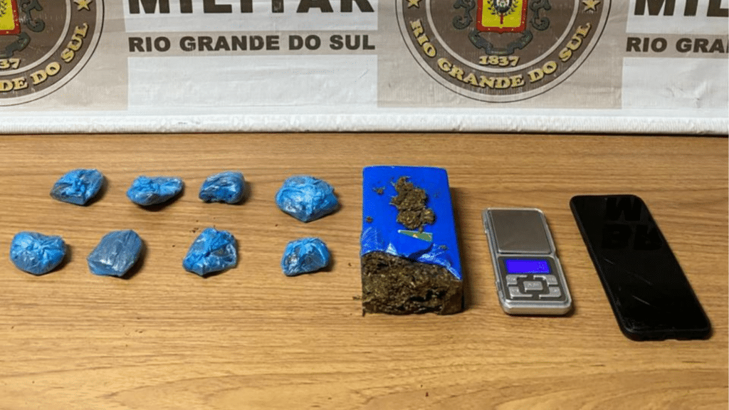 Suspeito de tráfico de drogas é preso no bairro Floresta em Camaquã