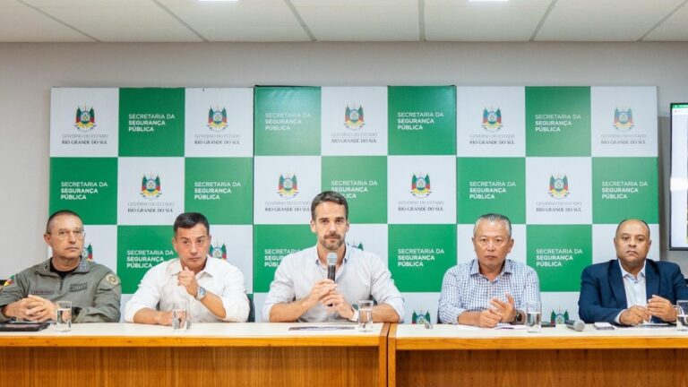 Os dados foram apresentados em coletiva de imprensa na sede da Secretaria de Segurança Pública - Foto: Maurício Tonetto/Secom