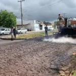 Obras asfálticas na Major João Meireles alteram fluxo do trânsito