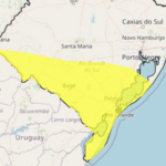 Defesa Civil emite alerta de perigo para chuvas intensas no RS