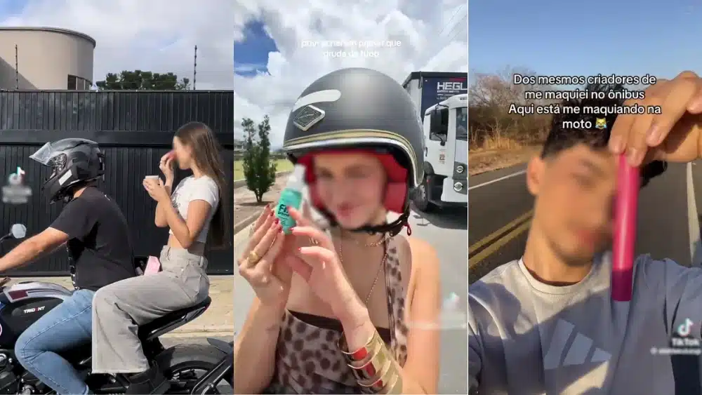 TikTok: trend "Arrume-se Comigo na moto" expõe usuários a riscos e multas