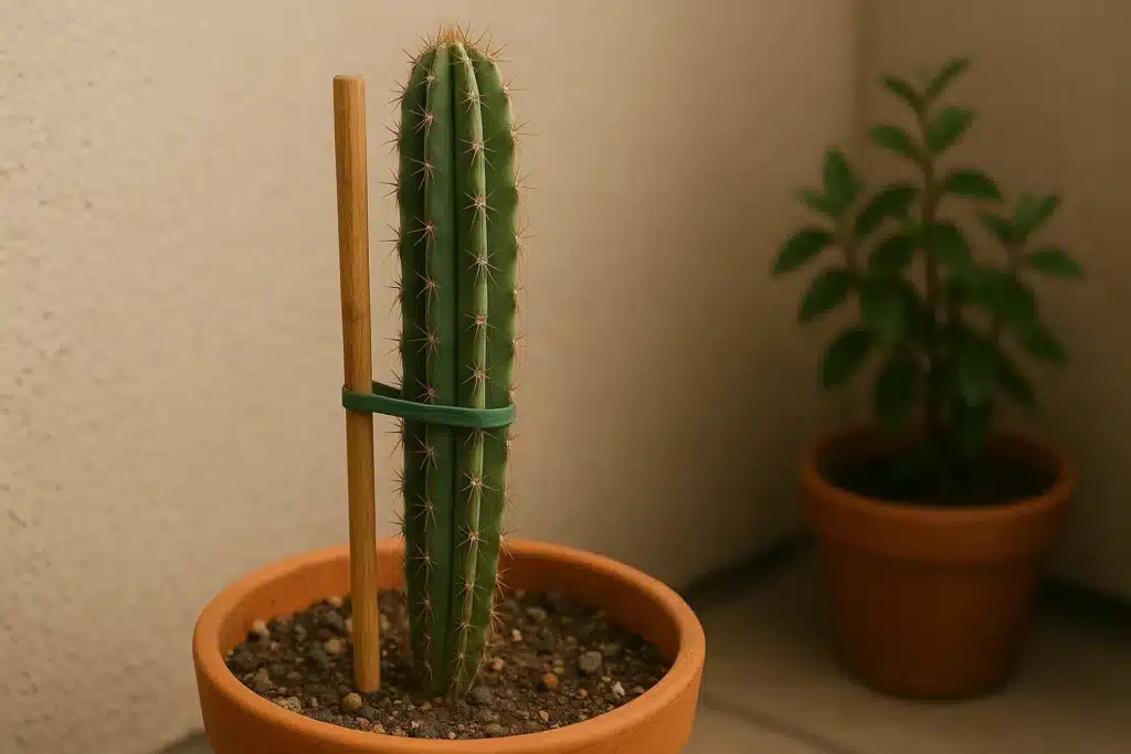 Como manter o cacto em pé mesmo depois de crescer demais e evitar tombos no vaso