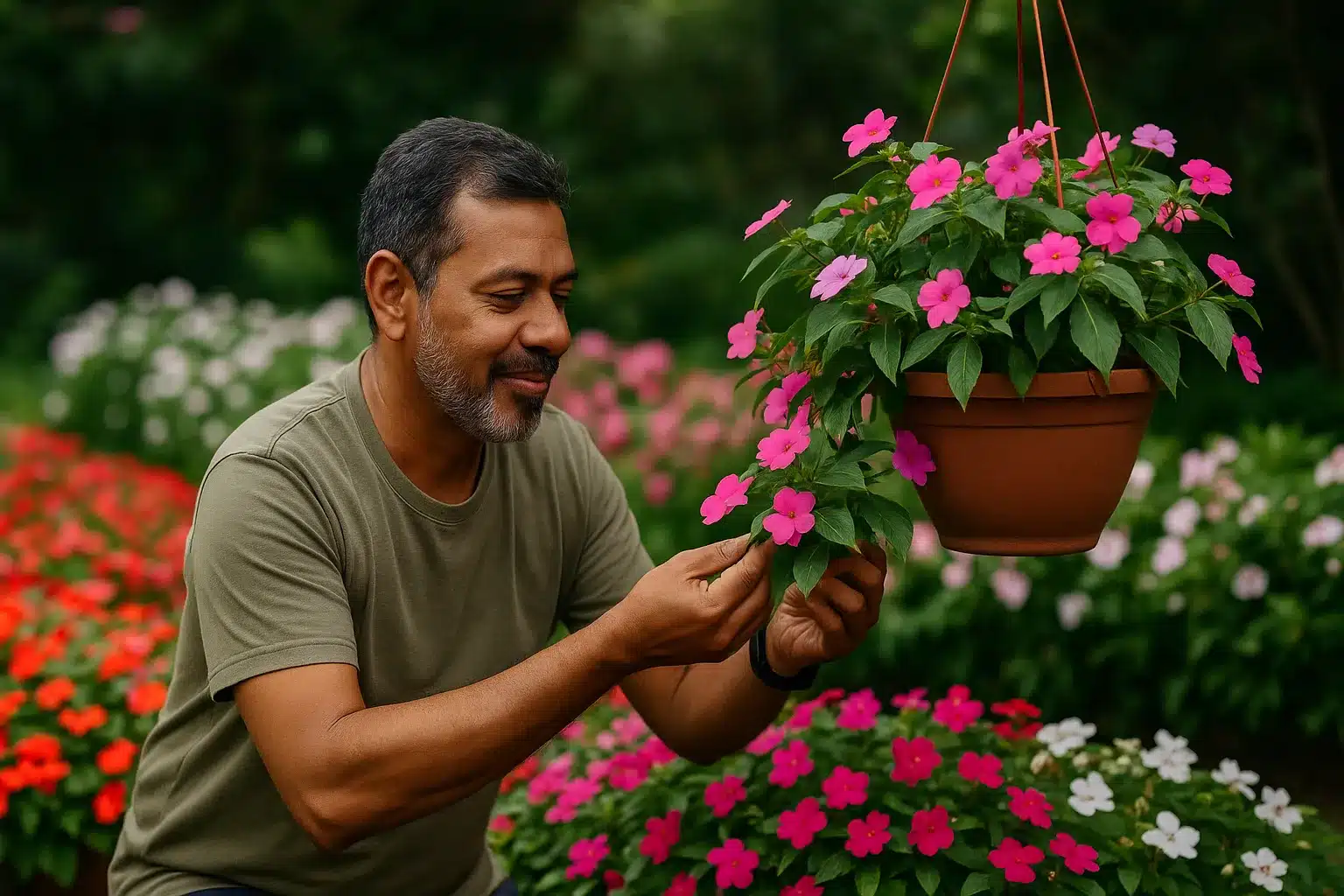 3 formas de plantar beijo-turco e preencher espaços vazios com flores vibrantes