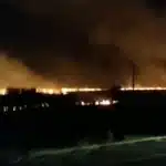 Incêndio na BR-290: Bombeiros combatem chamas em Eldorado do Sul