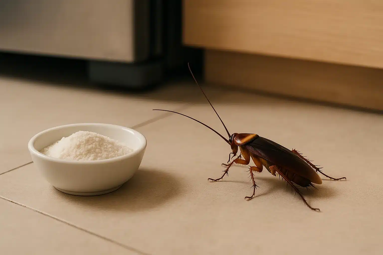 Como espantar baratas da cozinha com uma mistura que não usa veneno