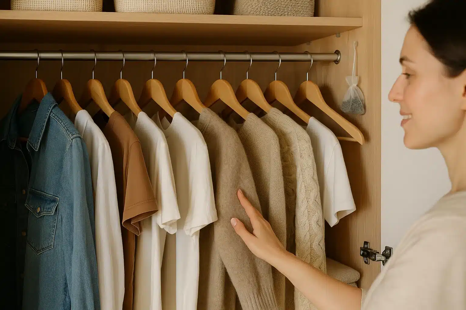 Como ter roupas com cheiro de novas no guarda-roupas